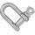 Stainless Steel D-Shackle - 1/4"