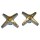 Fit-All Cross Faucet Handles W/Adpter