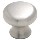 Knob - Contemporary Stainless Steel Finish - 1.25 inch
