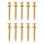 Bearclaw Picture Hanger, Brass - 10pk