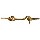 Solid Brass Hook & Eye, Visual Pack 2001 2-1/2 inches 