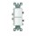 Decora Combo Switch, 2-Way - 15 Amp, White