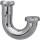 Larsen Chrome Kitchen Drain J-Bend    1-1/2" OD