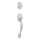 Kwikset Dakota Handleset - LIP (No Interior), Satin Nickel