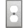 003-84003 Stainless Steel Duplex Outlet Plate