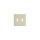 Double Switch Plate - Ivory