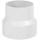 Increaser/Reducer Adapter - 3"-4", White