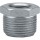 Hex Bushing, Galvanized Steel - 1" x 1/2"
