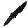 CQD Mark I Type E, Black Handle, Black Blade, Serrated Edge