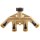 Brass Connector,  High Flow - 4-Way, Brass