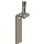 Gate Pintle, Zinc ~ for Use with #294 hinge straps 1/2"