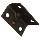 Corner Brace, Antique Brass - 1-1/2" x 3/4" (4-Pack)
