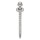 Metal-to-Wood Screw, Galvanized - #9 x 2-1/2", 250pk
