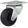 2 Black Poly Caster