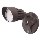 Cyber Tech LED Security Light, Single Head, Bronze - 10W