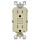 Leviton AFCI Outlet, Ivory - 15A-125V