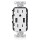 Duplex Receptacle, USB Charger - White