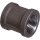 Malleable Iron Coupling, Black - 1-1/2" FPT