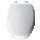 Toilet Seat, Soft and Elongated ~ White
