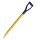 Bent Hollowback Shovel Handle w/D-Grip handle ~ 30" 