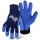 Frosty Grip Gloves,  Insulated Knit w/Latex Coated Palms Gloves ~ Large