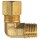 Brass Compression Elbow - 3/8" x 3/8" MIP