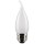 4W LED Flame Tip Bulb - Frost, 2700K, 2pk