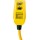 12/3 SJTW GFCI Tri-Tap Extension Cord - 6 Ft, Yellow