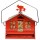 Perky Pet  Squirrel-Be-Gone Country House  Style Bird Feeder, Red ~ Approx 13" W x 12" H x 11" Deep