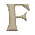 House Letter F,  Simulated Wood-Grain Letter ~ 7"