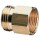 Brass Connector, Male & Female ~ 3/4" x 3/4"