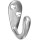 Single Prong Robe Hook, Satin Nickel