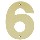 House Number 6, 5 inches