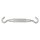 Hook & Hook Turnbuckle, Zinc - 5/16" x 9"