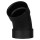 Charlotte Pipe ABS DWV 45-Degree Elbow, Hub x Hub - 4"