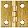 Solid Brass/Antique Brass Broad Hinge, Visual Pack 1802 1 x 1  inches 