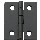 Decorative Broad Hinges, Oil Rubbed Bronze ~ 1 1/2" x 1 1/4"