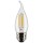 4W LED Flame Tip Bulb - Clear, 2700K, 2pk