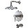 Tub & Shower Mixer Brushed Nickel