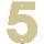 House Number 5, 5 inch