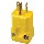 Python Plug, Male ~ 20A 250V, Yellow