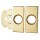 KwikSet Small Modernizattion Kit, Polished Brass Finish ~ 7-1/4" x 3-3/8"