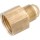 Brass Flare Connector, Lead-Free - 1/2" x 1/2" FPT