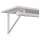Shelf & Rod Bracket, White 