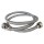 Stainless Steel Washing Machine Hose with Elbow - 4 Ft