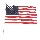 U.S. Flag Set,  Polyester & Cotton ~- 3 x 5 feet 