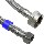 Faucet Supply Line ~ 3/8"x1/2"x20"