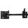 Adjustable Heavy Duty Gate Latch ~ Solid Black 