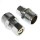 Straight Compression Adapter, Chrome - 1/2" MIP x 3/8" OD