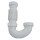 LASCO Flexible J-Bend, White - 1-1/2"
